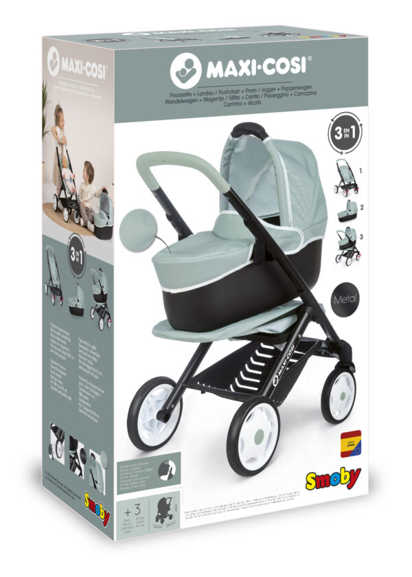 Smoby Maxi-Cosi nukuvankri komplekt 3in1