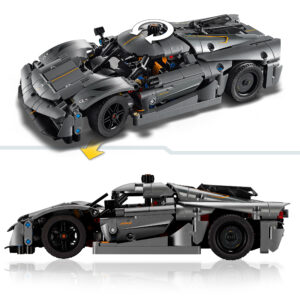 LEGO Technic Koenigsegg Jesko Absolut Grey Hypercar - Image 6
