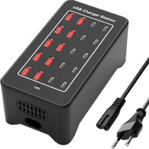 USB laadimisjaam 100W 20 porti