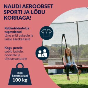 HUDORA batuut Fantastiline 250 - vastupidav Saksa kvaliteet - Image 6