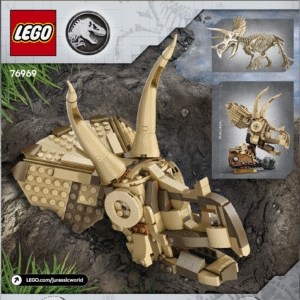 LEGO Jurassic World Dinosauruste fossiilid: Triceratopsi kolju - Image 2