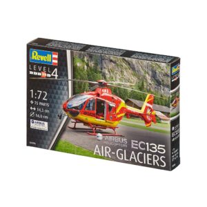 Revell liimitav mudel Airbus helikopter EC135 AIR-GLACIERS 1:72 - Image 3