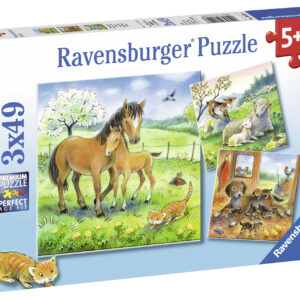 Ravensburger pusle 3x49 tk Õrnuse aeg