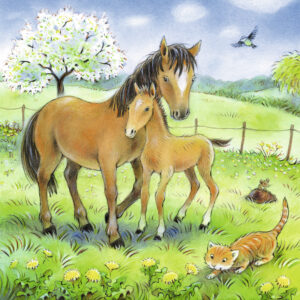 Ravensburger pusle 3x49 tk Õrnuse aeg - Image 2