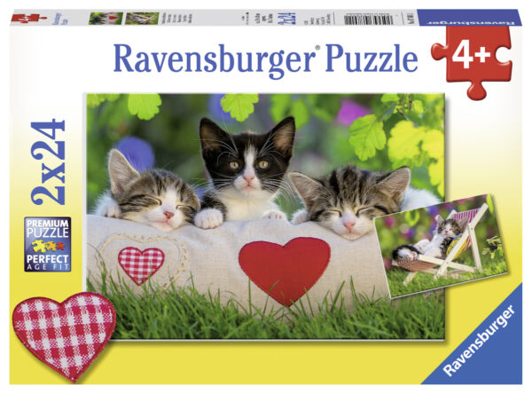 Ravensburger pusle 2x24 tk Kassid