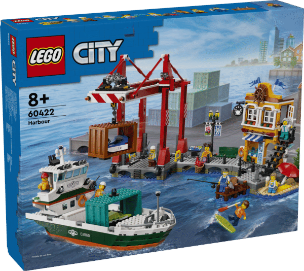 LEGO City Meresadam koos kaubalaevaga