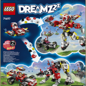 LEGO Dreamzzz Cooperi tiigrirobot ja Zero hot-rod-auto - Image 2