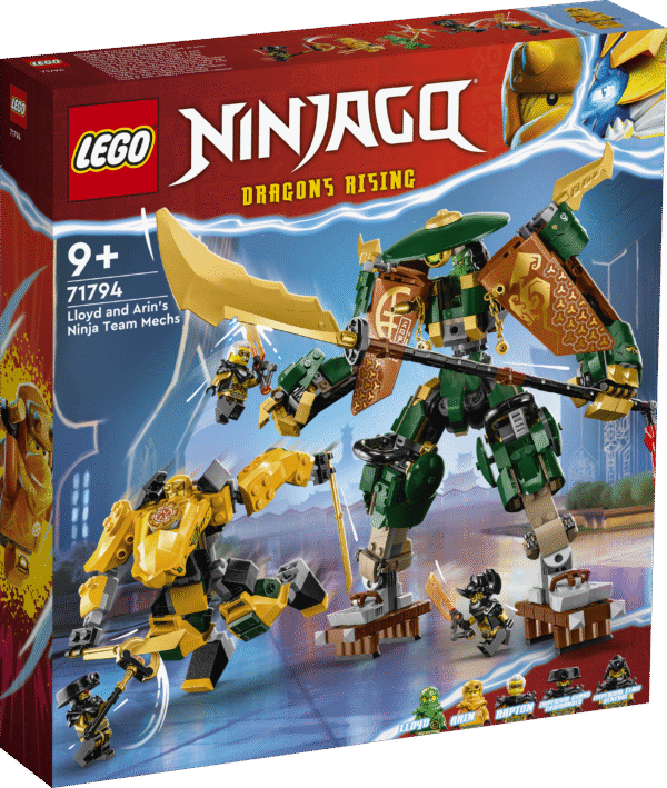 LEGO Ninjago Lloydi ja Arini ninjatiimi robotid