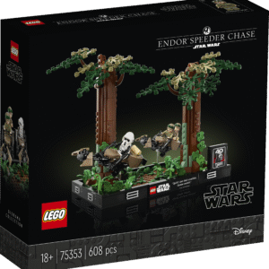 LEGO Star Wars Endor-i kiirendaja tagaajamise dioraam