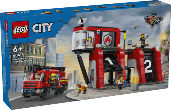 LEGO City Tuletõrjedepoo koos tuletõrjeautoga