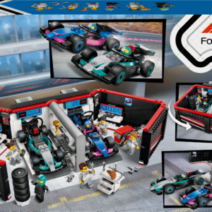 LEGO City F1 garaaž, Mercedes-AMG ja Alpine autod - Image 2
