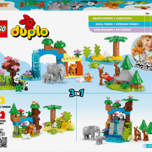 LEGO DUPLO Kolm ühes metsloomade perekonnad. - Image 2