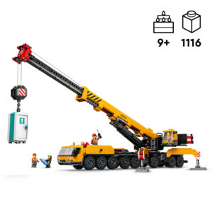 LEGO City Kollane liikuv ehituskraana - Image 2