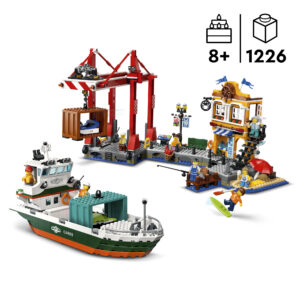 LEGO City Meresadam koos kaubalaevaga - Image 2