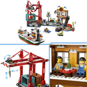 LEGO City Meresadam koos kaubalaevaga - Image 3