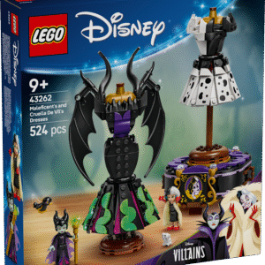 LEGO Disney Maleficenti ja Cruella De Vili kleidid