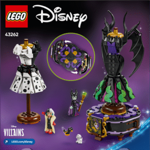 LEGO Disney Maleficenti ja Cruella De Vili kleidid - Image 6