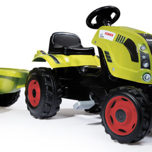 Smoby pealeistutav pedaalidega lastetraktor Claas Farmer XL järelkäruga