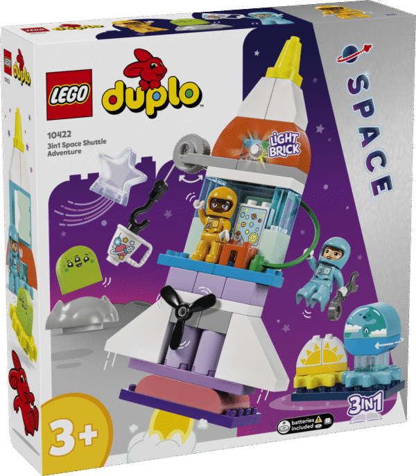 LEGO DUPLO Kolm-ühes kosmosesüstiku seiklus