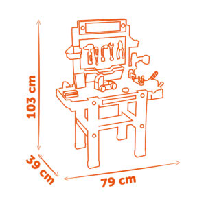 Smoby Töölaud B&D 95 tk - Image 6