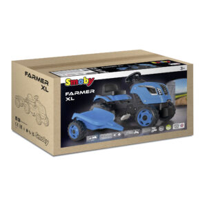 Smoby Traktor sinine Farmer XL käruga - Image 4
