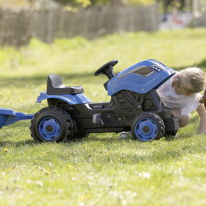 Smoby Traktor sinine Farmer XL käruga - Image 5