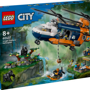 LEGO City Dzungliuurija helikopter ja baaslaager
