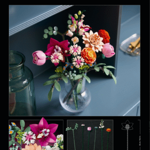 LEGO Botanicals Ilus roosa lillekimp - Image 3