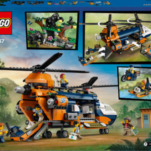 LEGO City Dzungliuurija helikopter ja baaslaager - Image 8