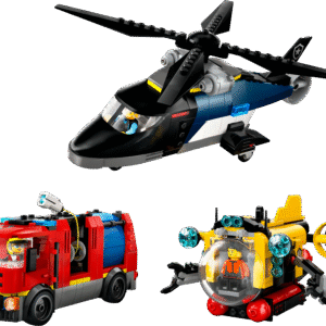 LEGO City Helikopteri, tuletõrjeauto ja allveelaeva remiks - Image 5