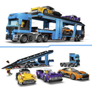 LEGO City Autoveok koos sportautodega - Image 3