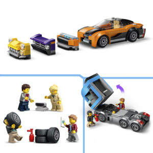 LEGO City Autoveok koos sportautodega - Image 4