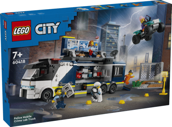LEGO City Politsei mobiilne kuriteolabori veok