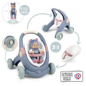 Smoby kolm-ühes kõndimiskäru beebiga - Image 2