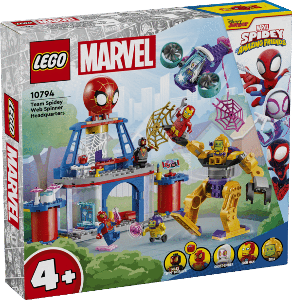 LEGO Spidey Team Spidey Web Spinneri peakorter