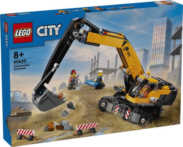LEGO City Kollane ehitusekskavaator