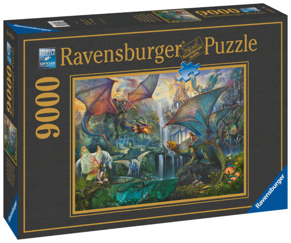Ravensburger pusle 9000 tk Draakonite mets