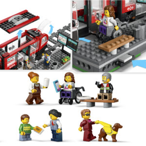 LEGO City Kesklinna tramm ja jaam - Image 6