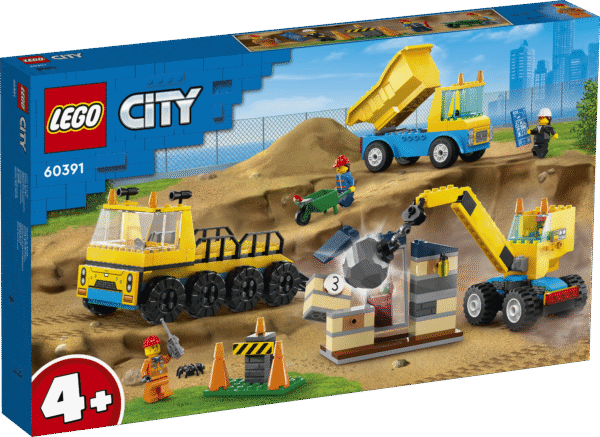 LEGO City Ehitusveokid ja lammutuskuuliga kraana