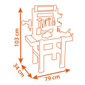 Smoby Töölaud B&D 92 tk - Image 3
