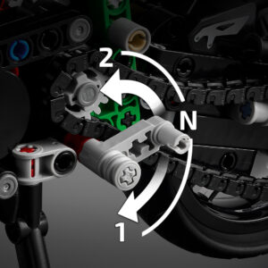 LEGO Technic Mootorratas Kawasaki Ninja H2R - Image 7