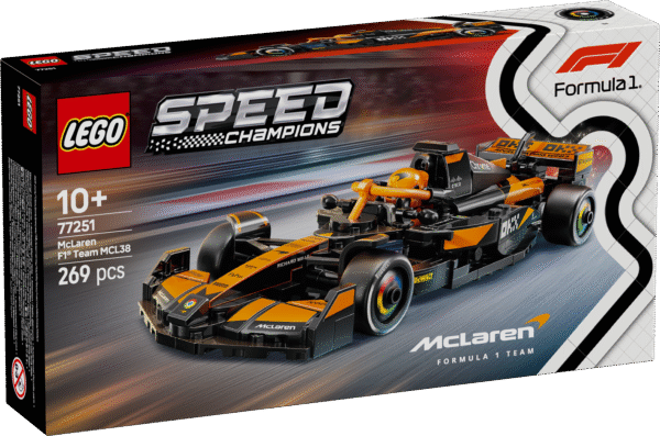LEGO Speed Champions McLaren F1 Team MCL38 võidusõiduauto