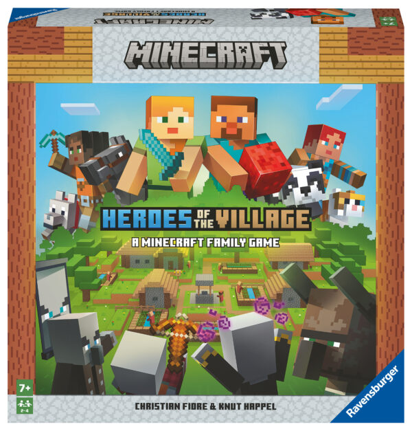 Ravensburger lauamäng Minecrafti kangelased külas