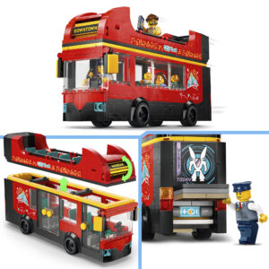 LEGO City Punane kahekordne turistibuss - Image 3