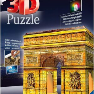 Ravensburger 3D pimedas helendav pusle Triumfikaar 216 tk