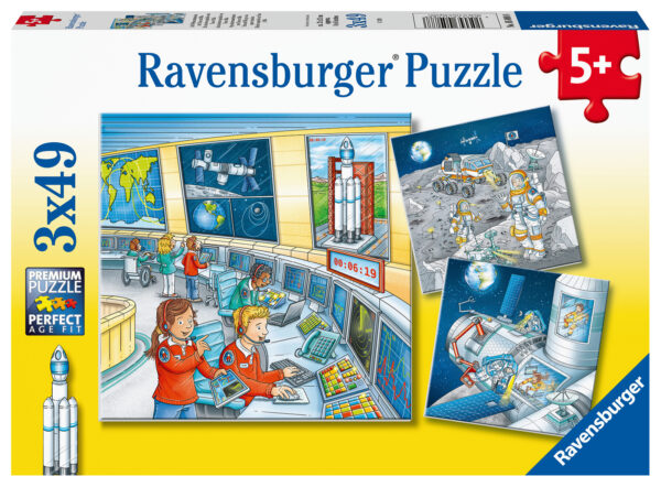 Ravensburger pusle 3x49 Astronaudid