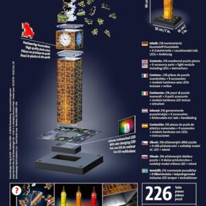 Ravensburger 3D pimedas helendav pusle Big Ben 216 tk - Image 4