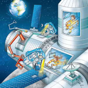 Ravensburger pusle 3x49 Astronaudid - Image 2
