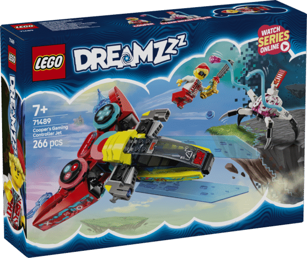 LEGO Dreamzzz Cooperi mängukontrolleriga lennuk