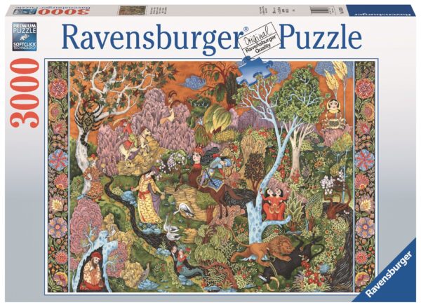 Ravensburger pusle 3000 tk Päiksemärkide aed